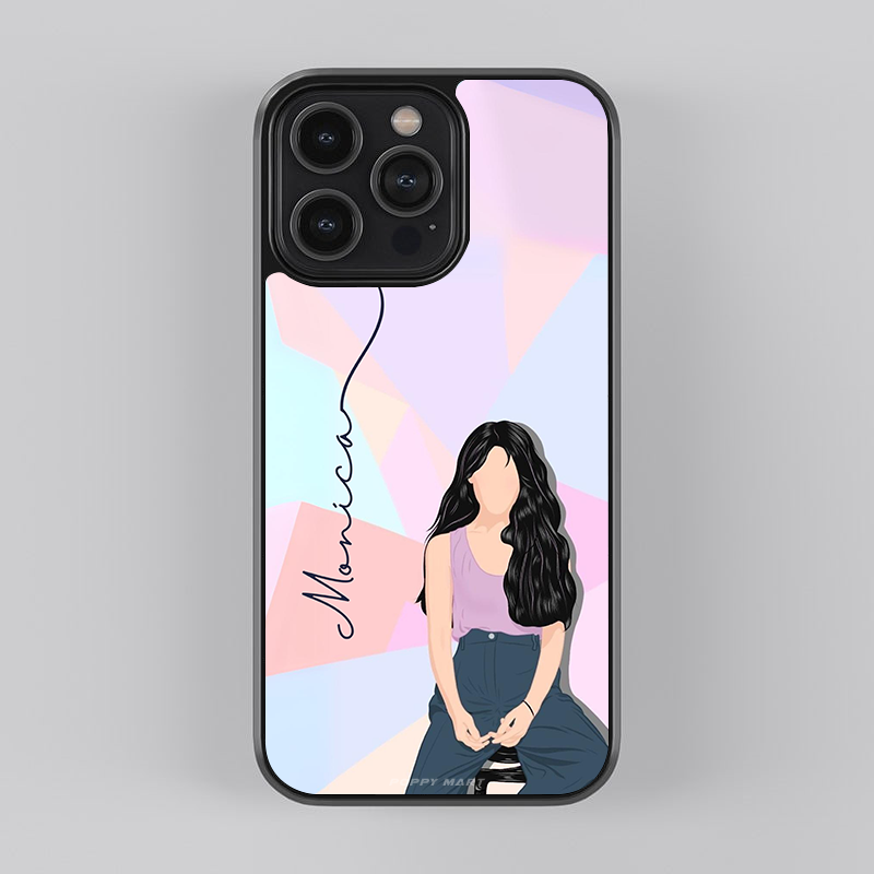 Design Defender Clipart Glass Case | GC-AC-010