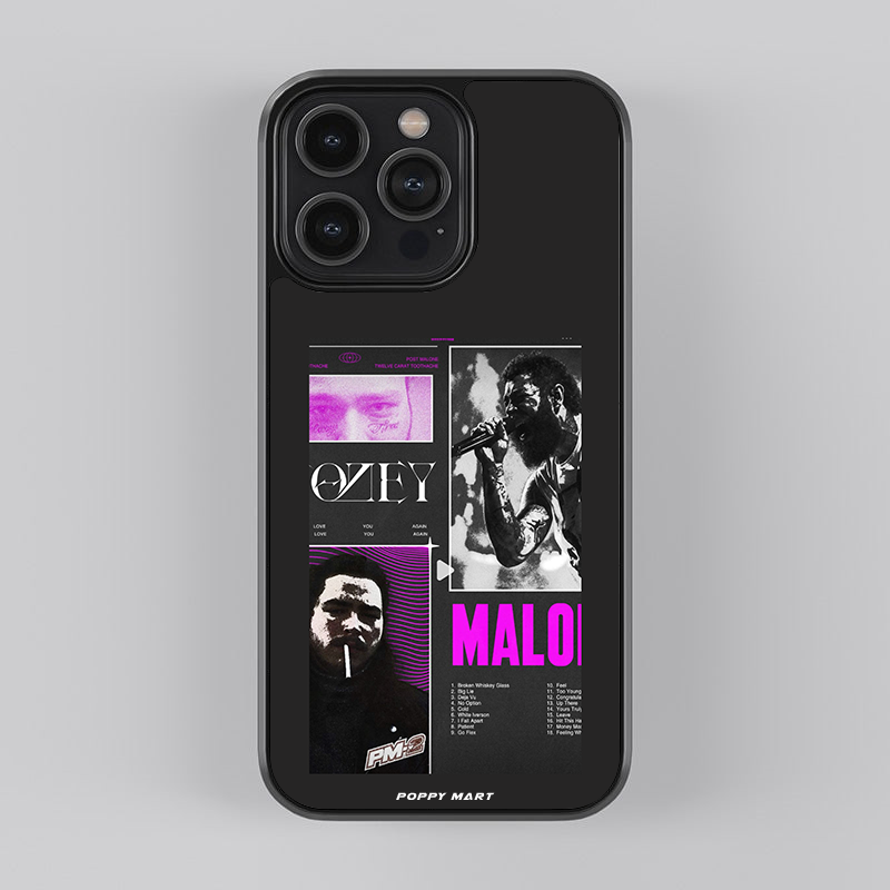 Post Malone Soundwave Styles Glass Cases || POST-GC-013