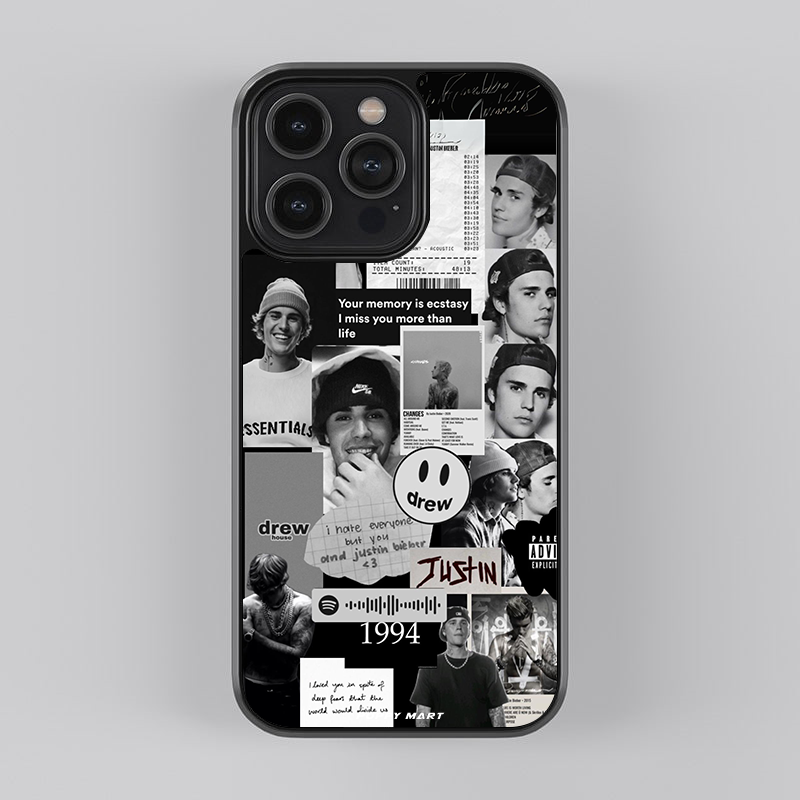 Justin Bieber Soundwave Styles Glass Cases || JUSTIN-GC-014