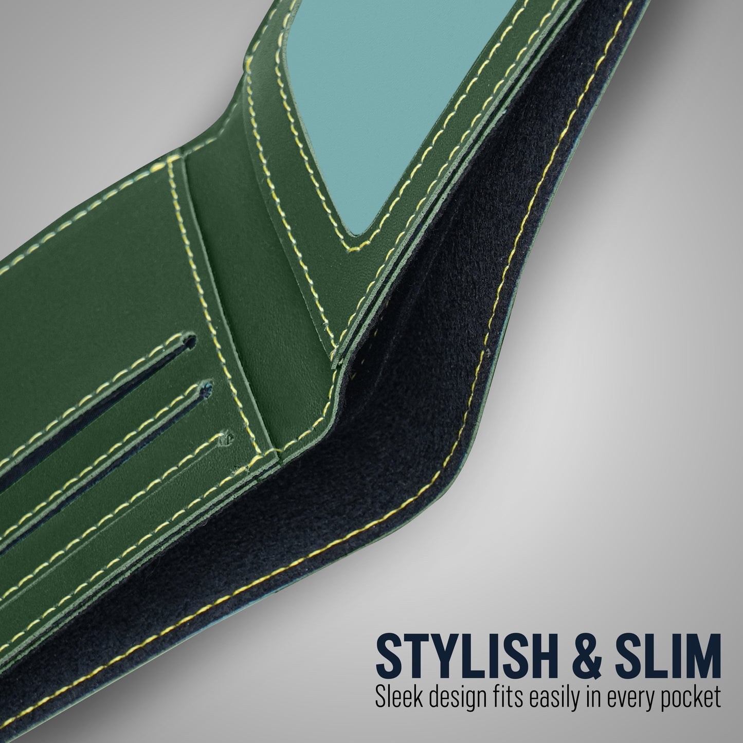 Green Custom Luxe Wallet