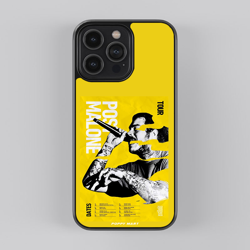 Post Malone Soundwave Styles Glass Cases || POST-GC-020