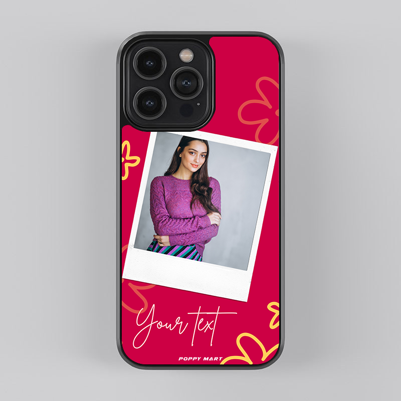 Portable Memory Keeper! Custom photo with maroon background