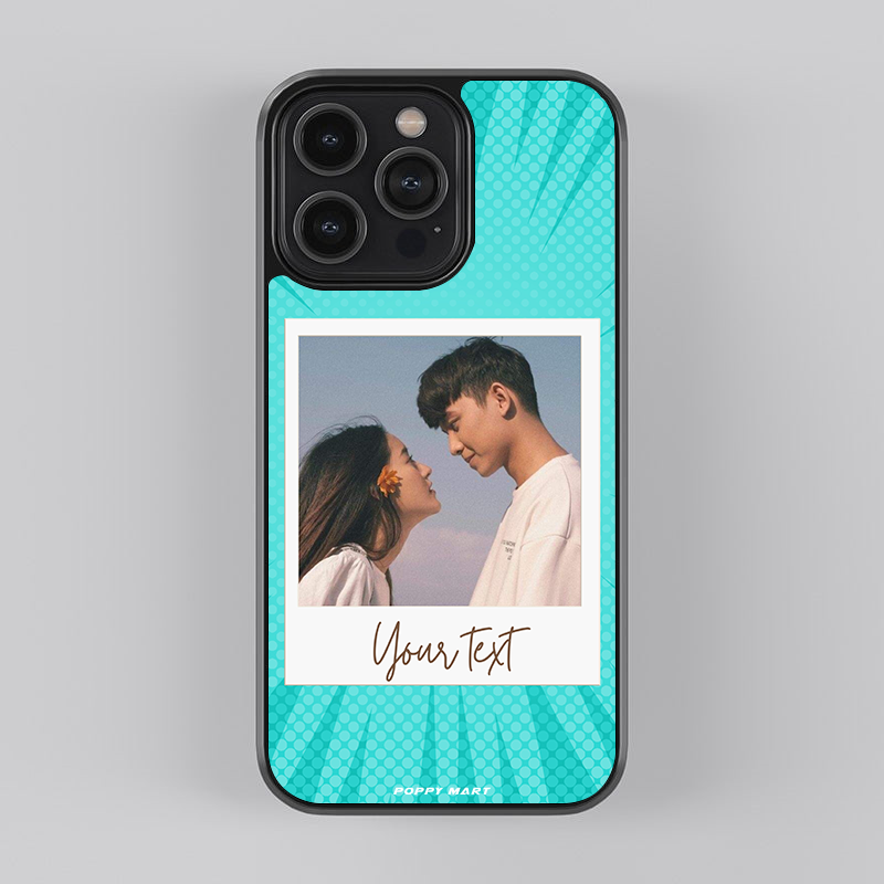 Portable Memory Keeper! Custom photo with green strips background