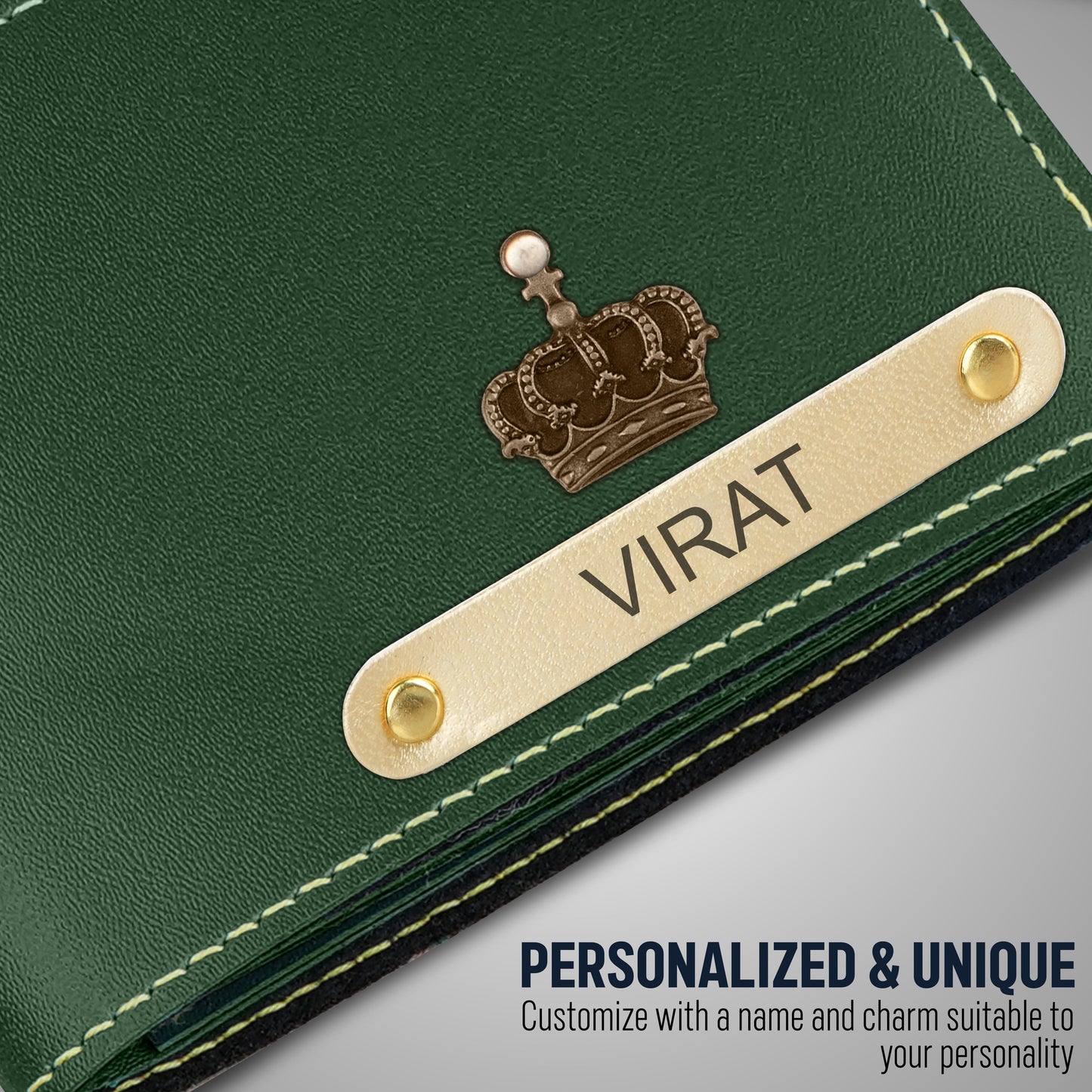 Green Custom Luxe Wallet