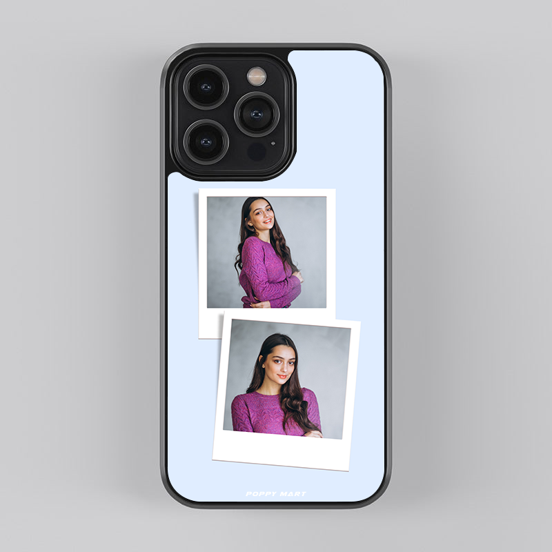 Portable Memory Keeper! Custom photos with celeste blue background