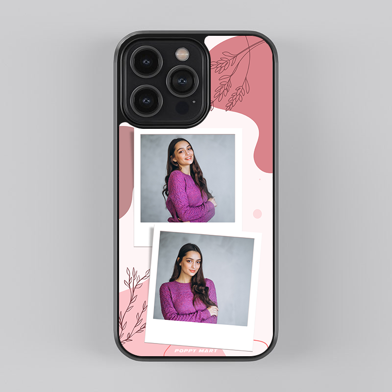 Portable Memory Keeper! "Personalized Photo Phone Case with aesthetic background "