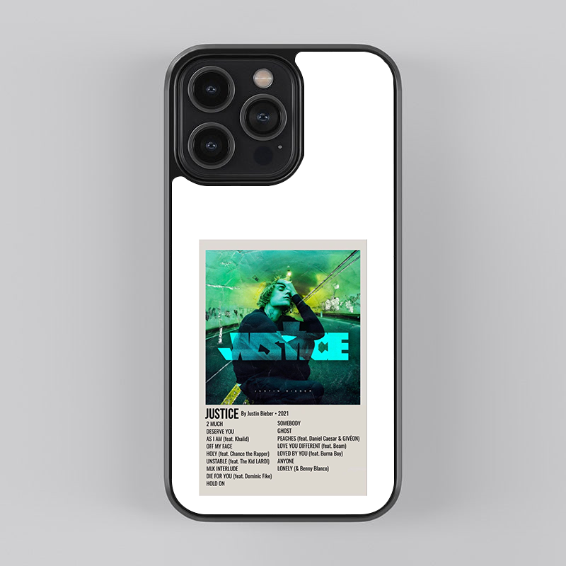 Justin Bieber Soundwave Styles Glass Cases || JUSTIN-GC-004