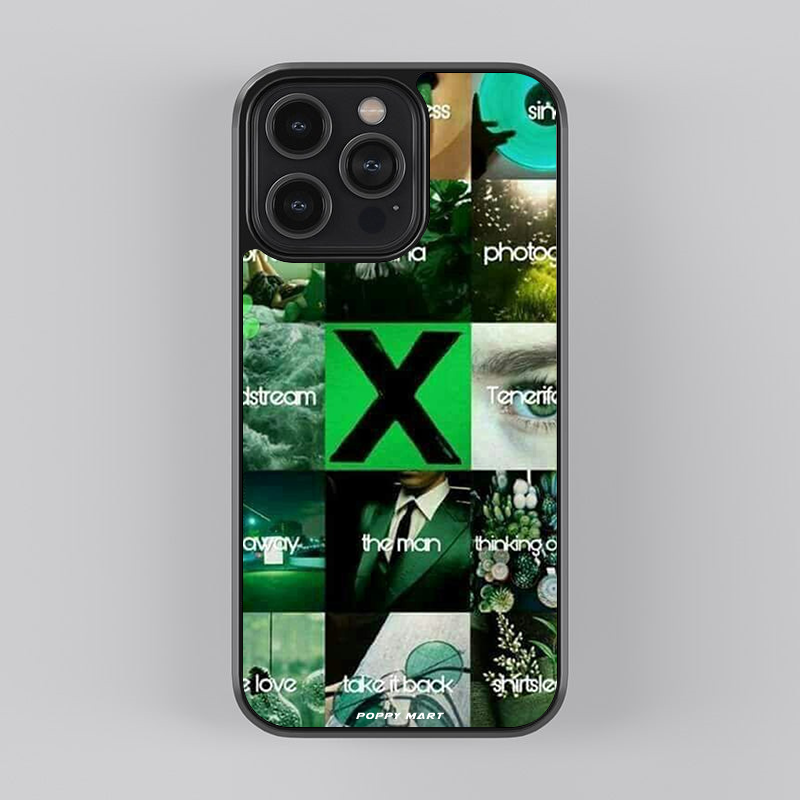 Ed Sheeran Soundwave Styles Glass Cases || ED-GC-008