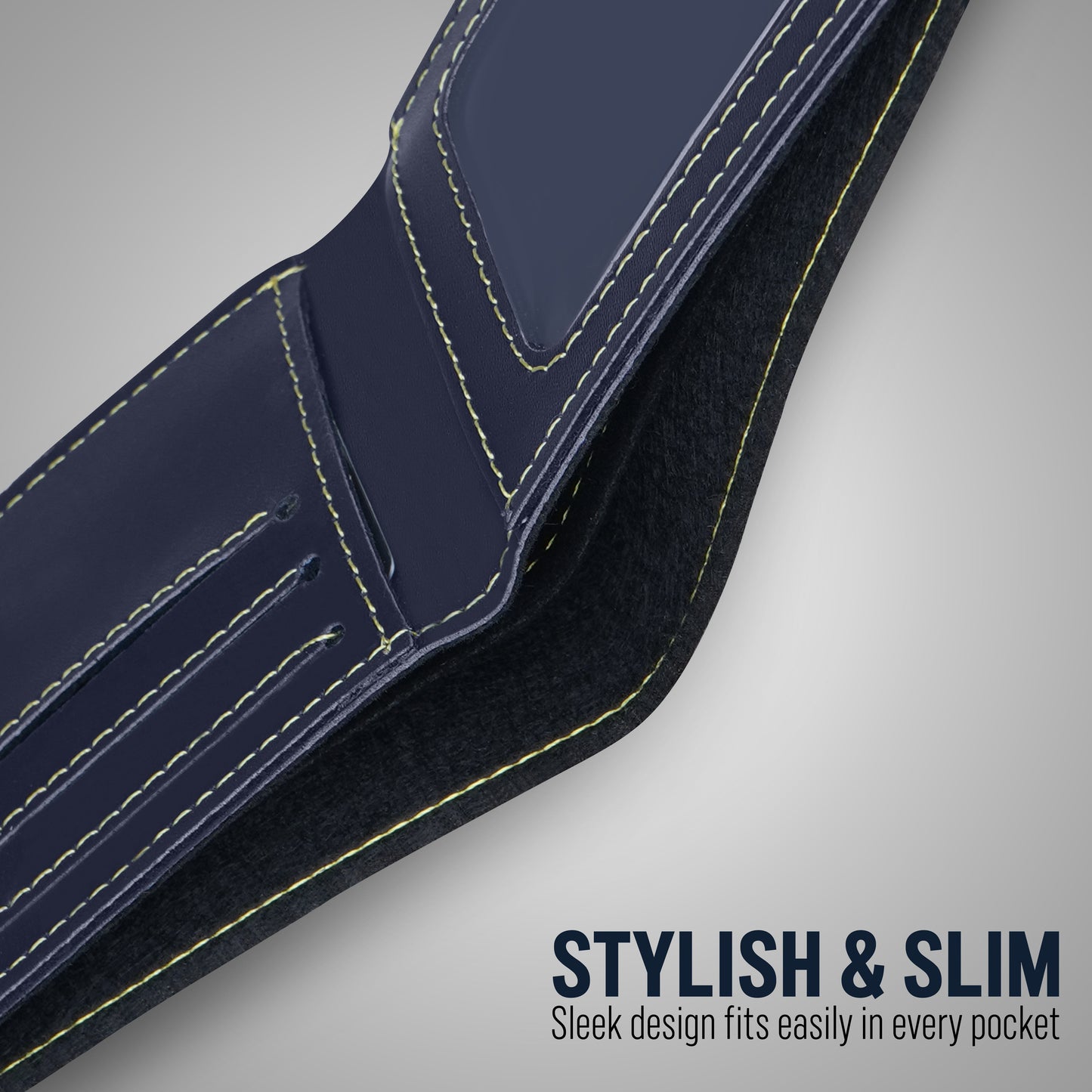 Blue Custom Luxe Wallet