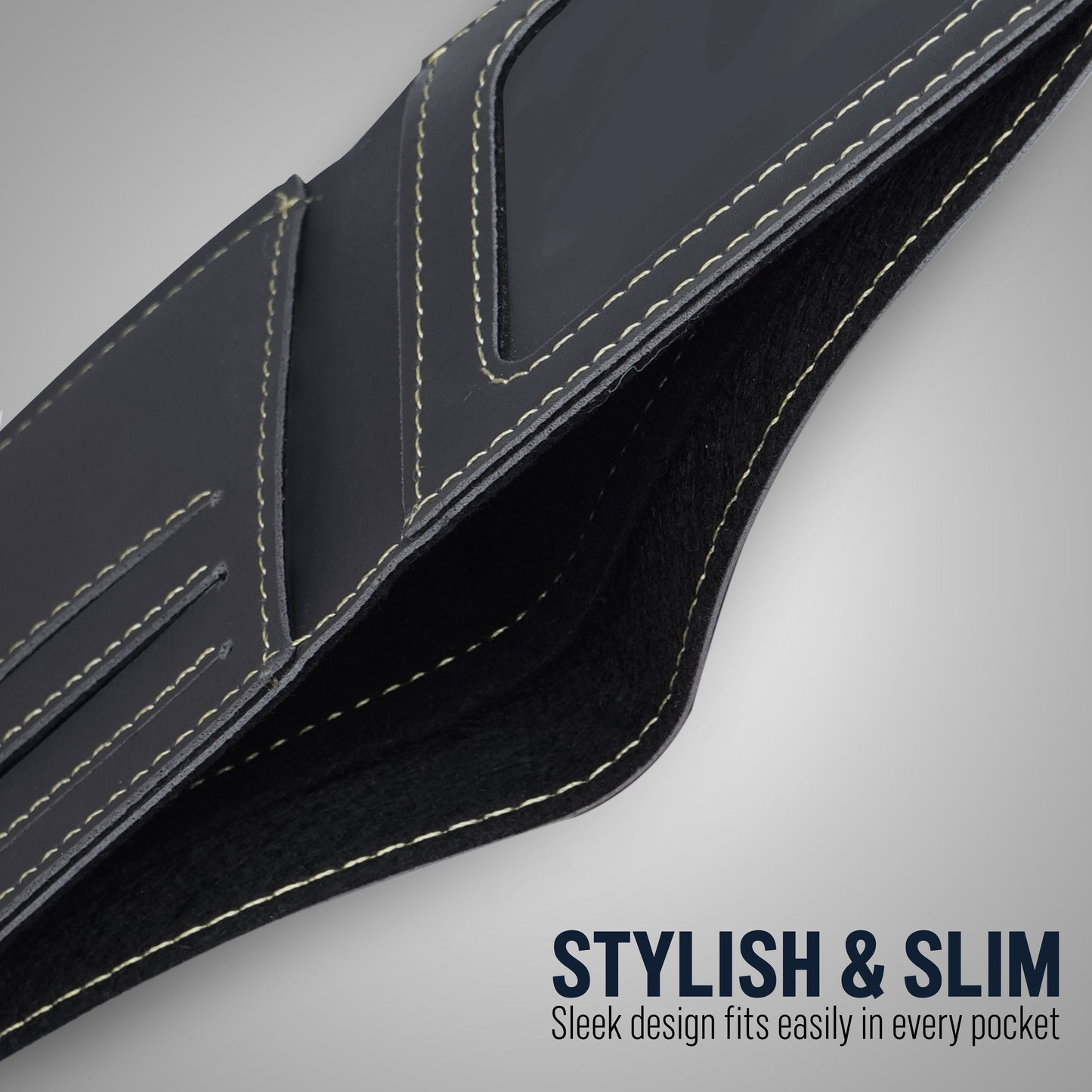 Grey Custom Luxe Wallet