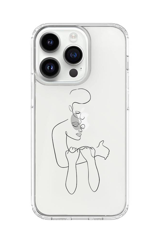 Artistic Line Art Silicon Case || LAO-SC-008