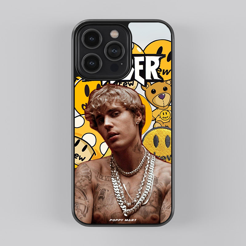 Justin Bieber Soundwave Styles Glass Cases || JUSTIN-GC-011