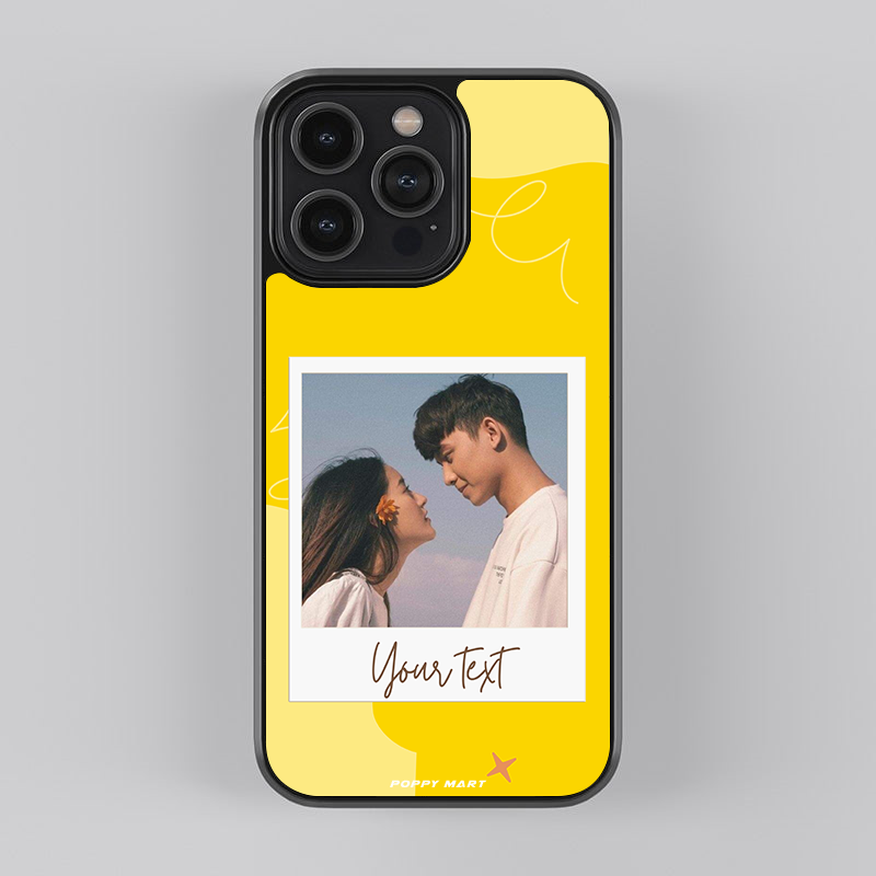 Portable Memory Keeper! Custom photo with aesthetic yellow background