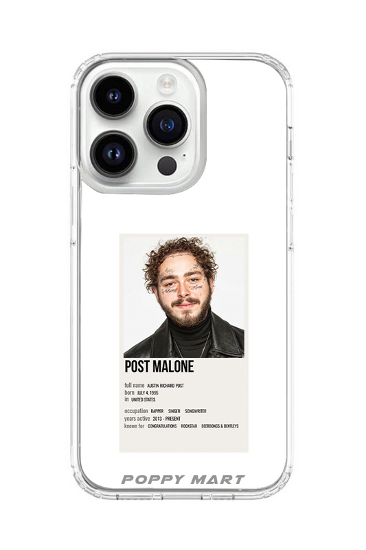 Post Malone Soundwave Styles Glass Cases || POST-GC-012
