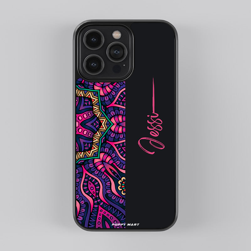 Mandala Magic Glass Case GC-MD-016