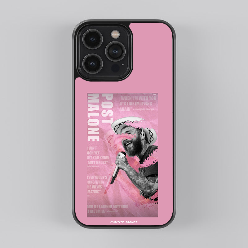 Post Malone Soundwave Styles Glass Cases || POST-GC-016