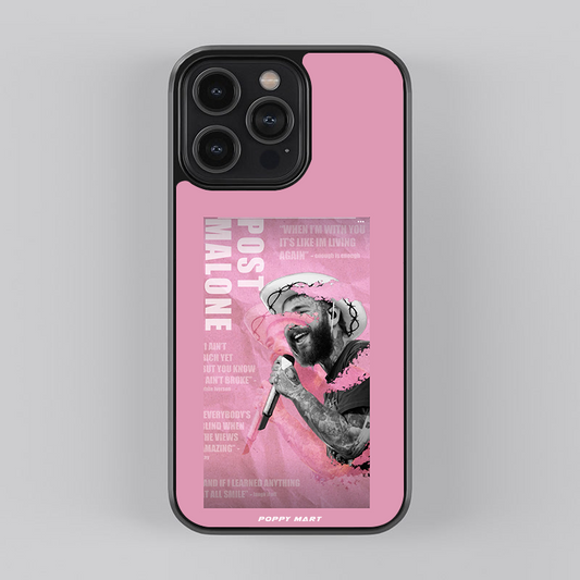 Post Malone Soundwave Styles Glass Cases || POST-GC-016