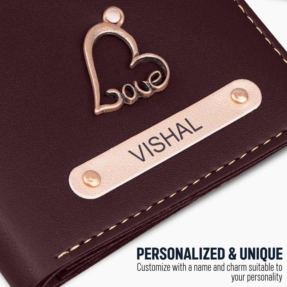 Brown Custom Luxe Wallet