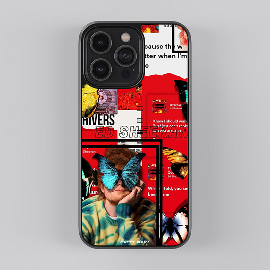 Ed Sheeran Soundwave Styles Glass Cases || ED-GC-002