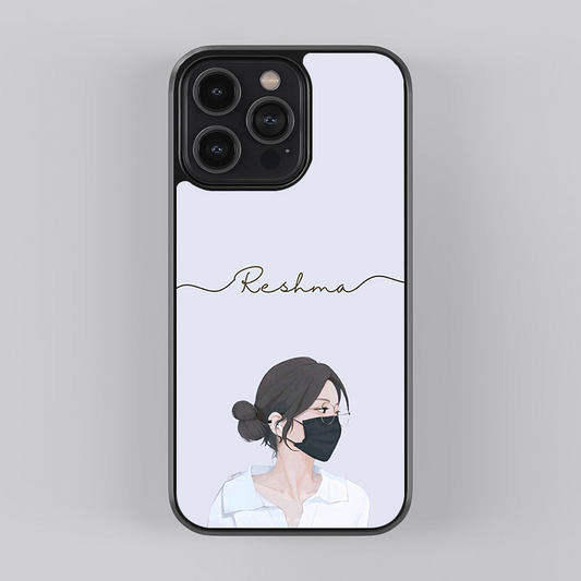Design Defender Clipart Glass Case | GC-AC-030