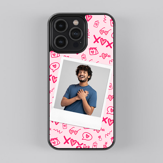 Portable Memory Keeper! Custom photos with  aesthetic xoxo background