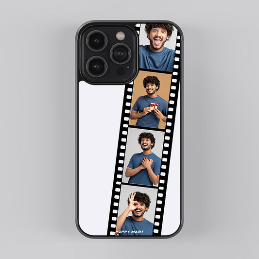 Portable Memory Keeper! "Personalized Film Photo Phone Case with white background "
