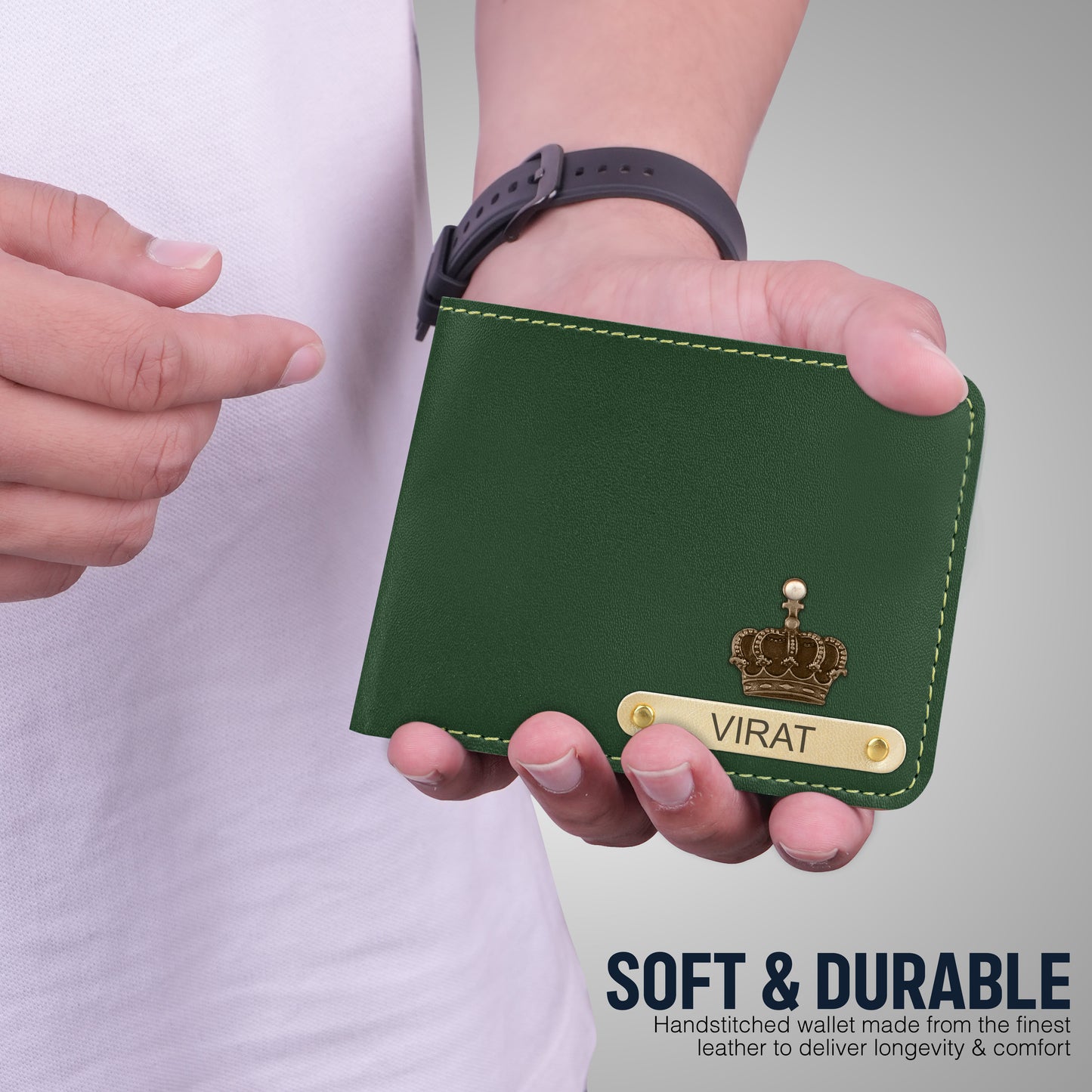 Green Custom Luxe Wallet