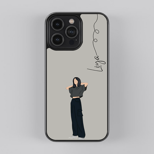 Design Defender Clipart Glass Case | GC-AC-044
