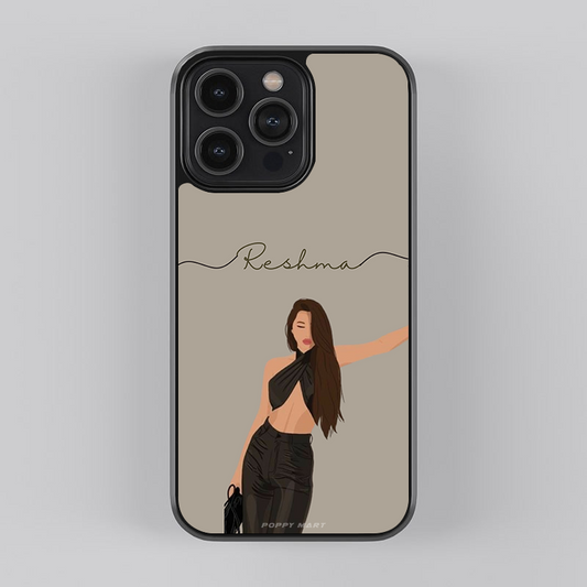 Design Defender Clipart Glass Case | GC-AC-055