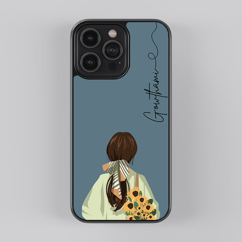 Design Defender Clipart Glass Case | GC-AC-056