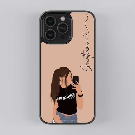 Design Defender Clipart Glass Case | GC-AC-059