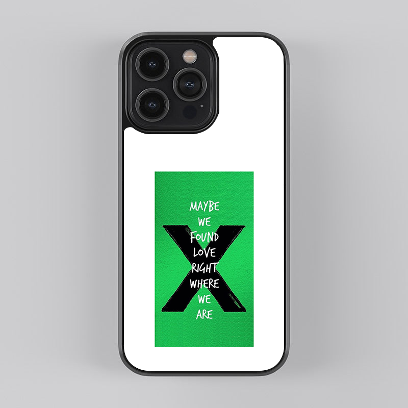 Ed Sheeran Soundwave Styles Glass Cases || ED-GC-006