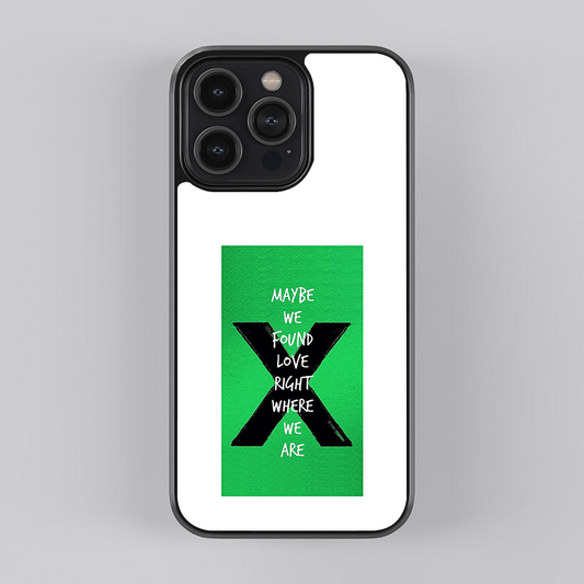 Ed Sheeran Soundwave Styles Glass Cases || ED-GC-006