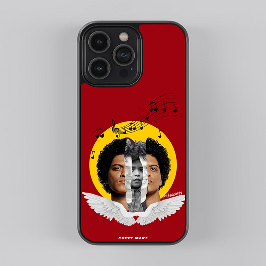 Bruno Mars Soundwave Styles Glass Case|| MARS-GC-007