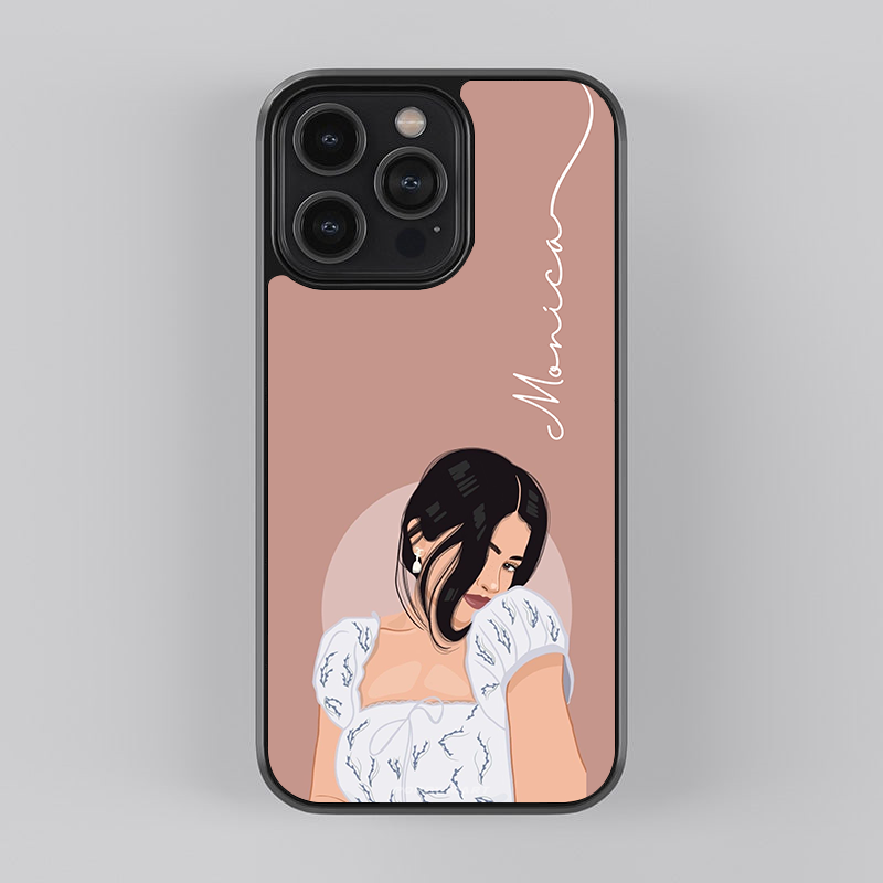 Design Defender Clipart Glass Case | GC-AC-086