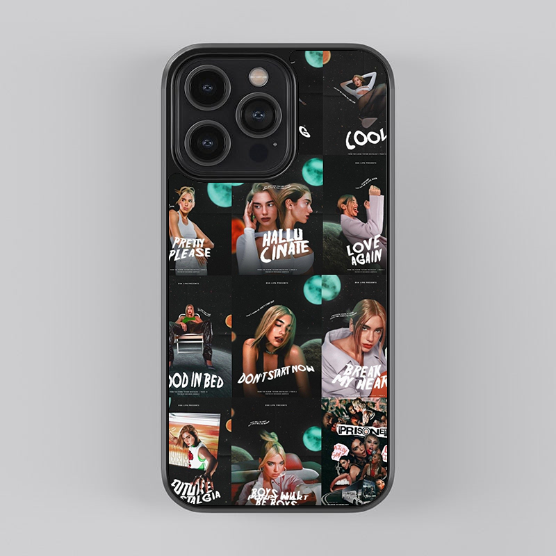 Dua Lipa Soundwave Styles Glass Cases || DUE-GC-009