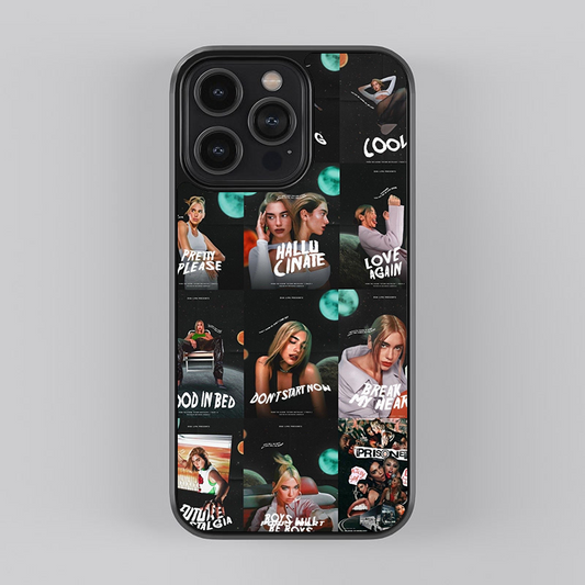 Dua Lipa Soundwave Styles Glass Cases || DUE-GC-009