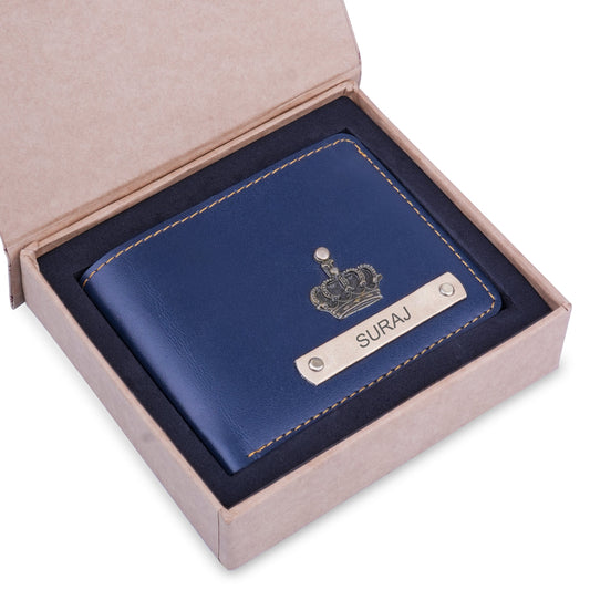 Blue Custom Luxe Wallet