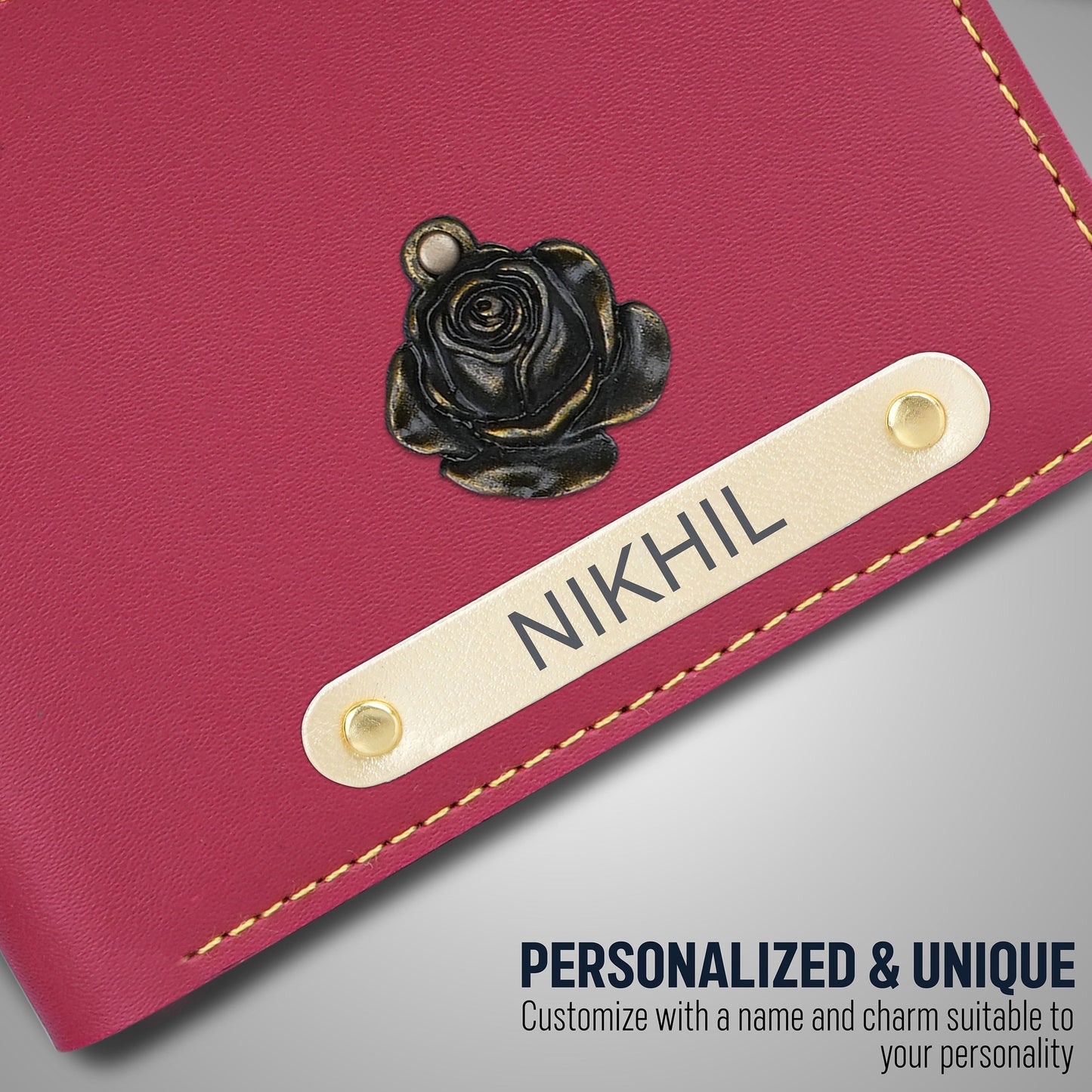 Red Custom Luxe Wallet