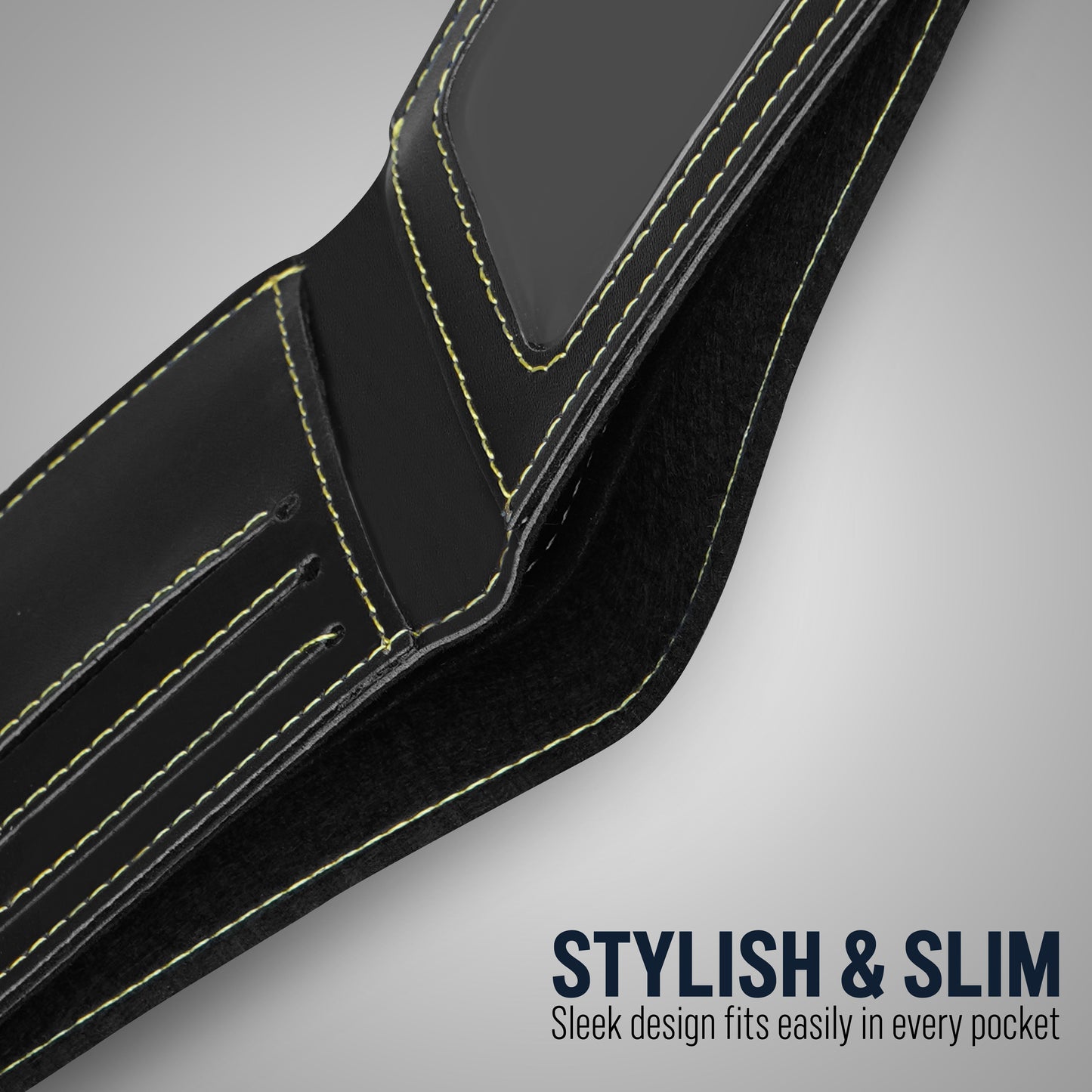 Black Custom Luxe Wallet
