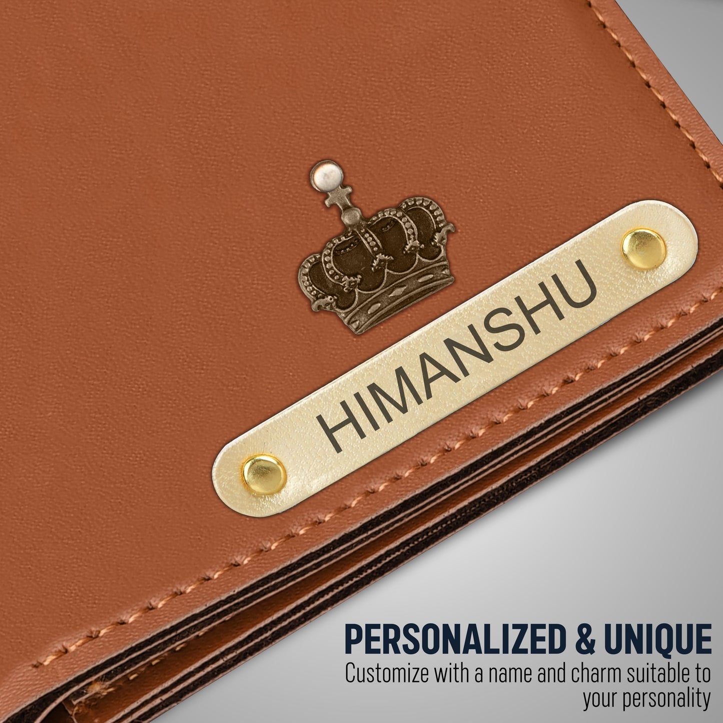 Tan Custom Luxe Wallet