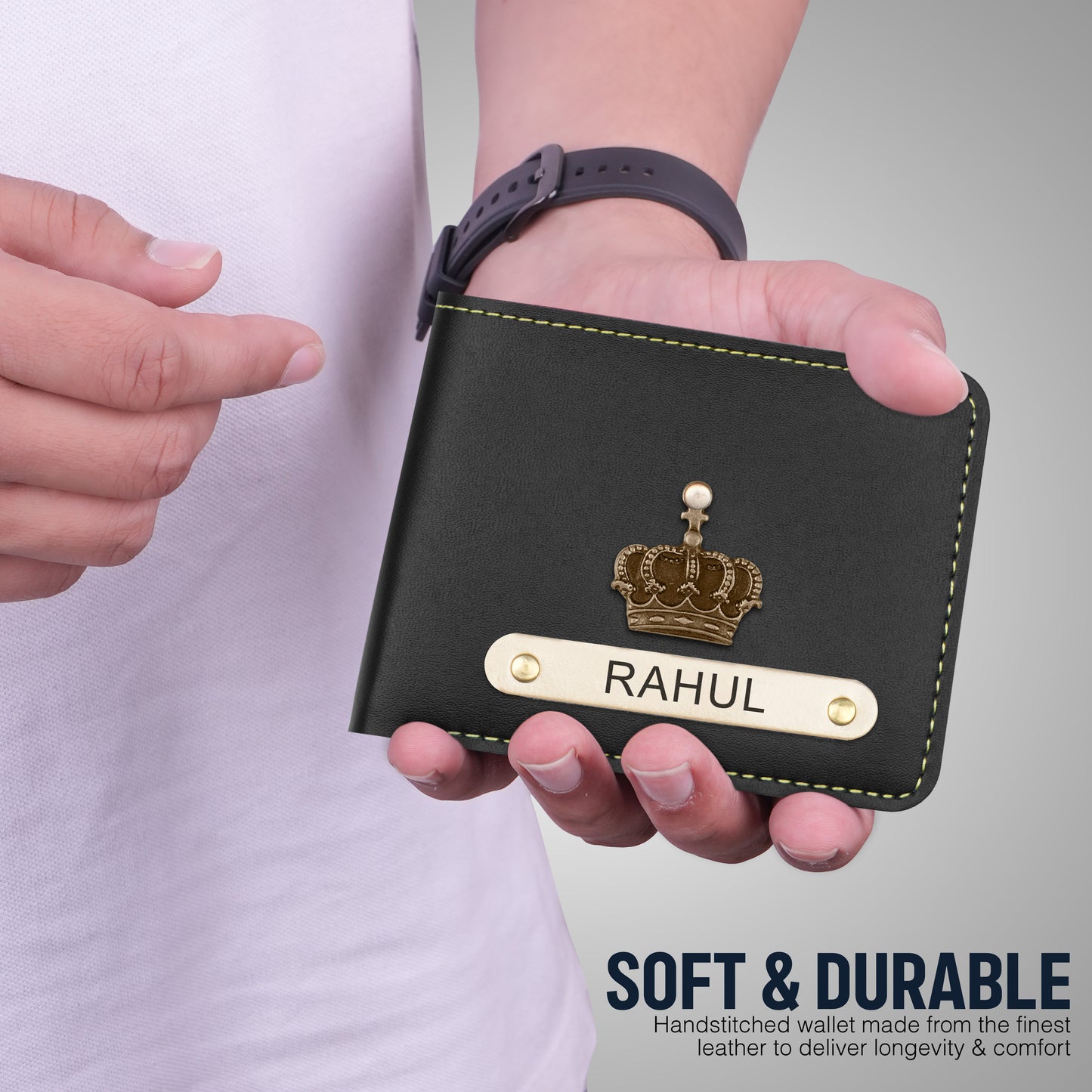 Black Custom Luxe Wallet