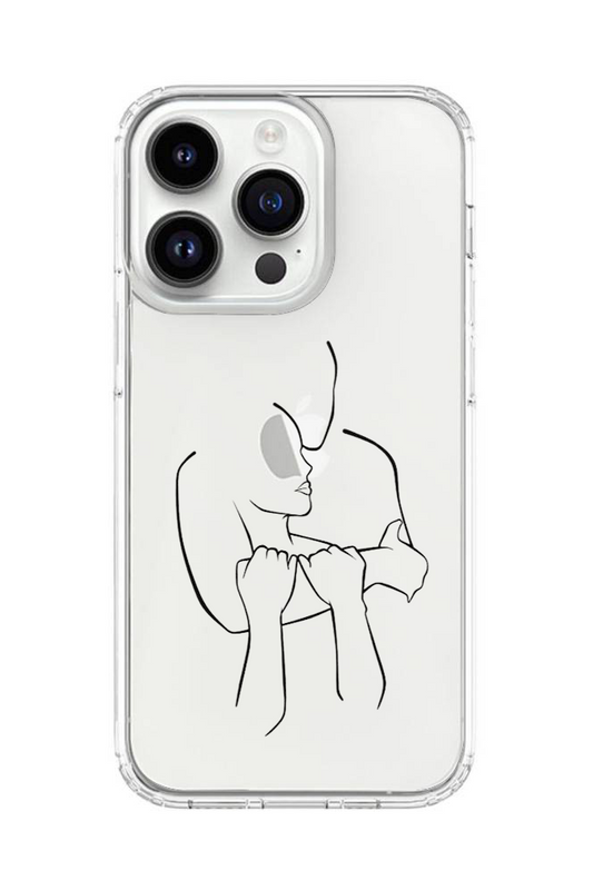 Artistic Line Art Silicon Case || LAO-SC-002