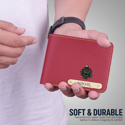 Red Custom Luxe Wallet