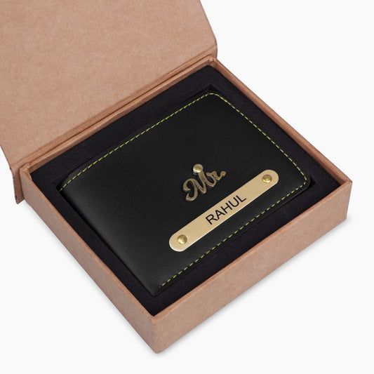 Black Custom Luxe Wallet